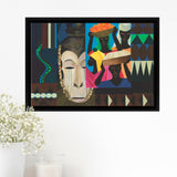 Lois Mailou Jones Hunter Museum Of American Art Framed Canvas Prints Wall Art - Painting Canvas, Home Wall Decor, For Sale