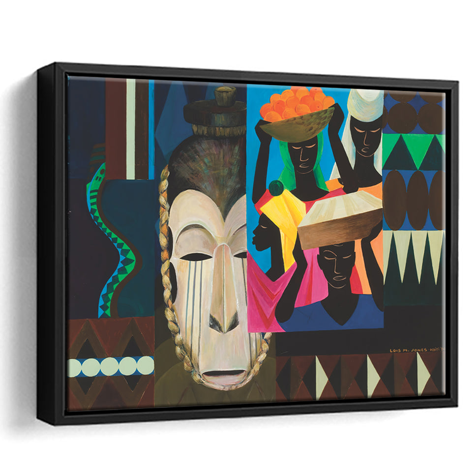 Lois Mailou Jones Hunter Museum Of American Art Framed Canvas Prints Wall Art - Painting Canvas, Home Wall Decor, For Sale