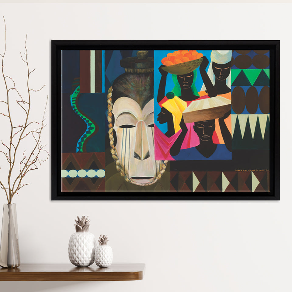 Lois Mailou Jones Hunter Museum Of American Art Framed Canvas Prints W –  UnixCanvas, image size:960x960