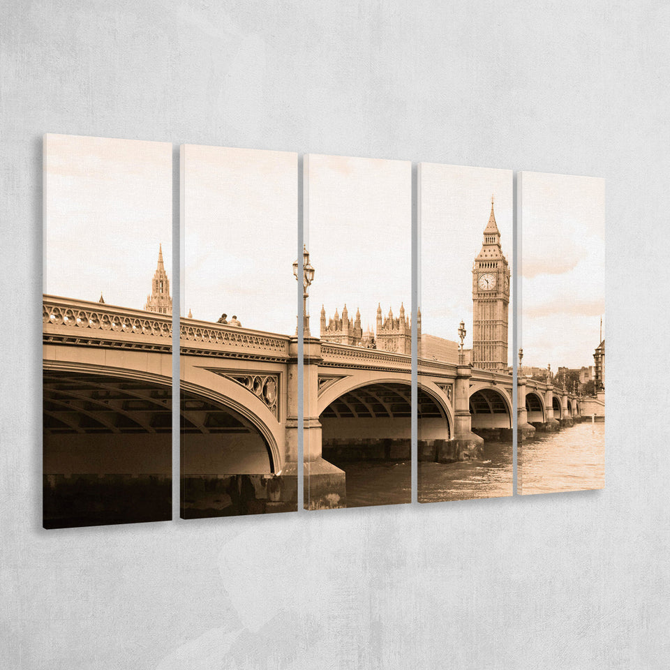 London Bridge London Cityscape Art Extra Large Canvas Prints Multi Panels B Wall Art Prints Home Decor