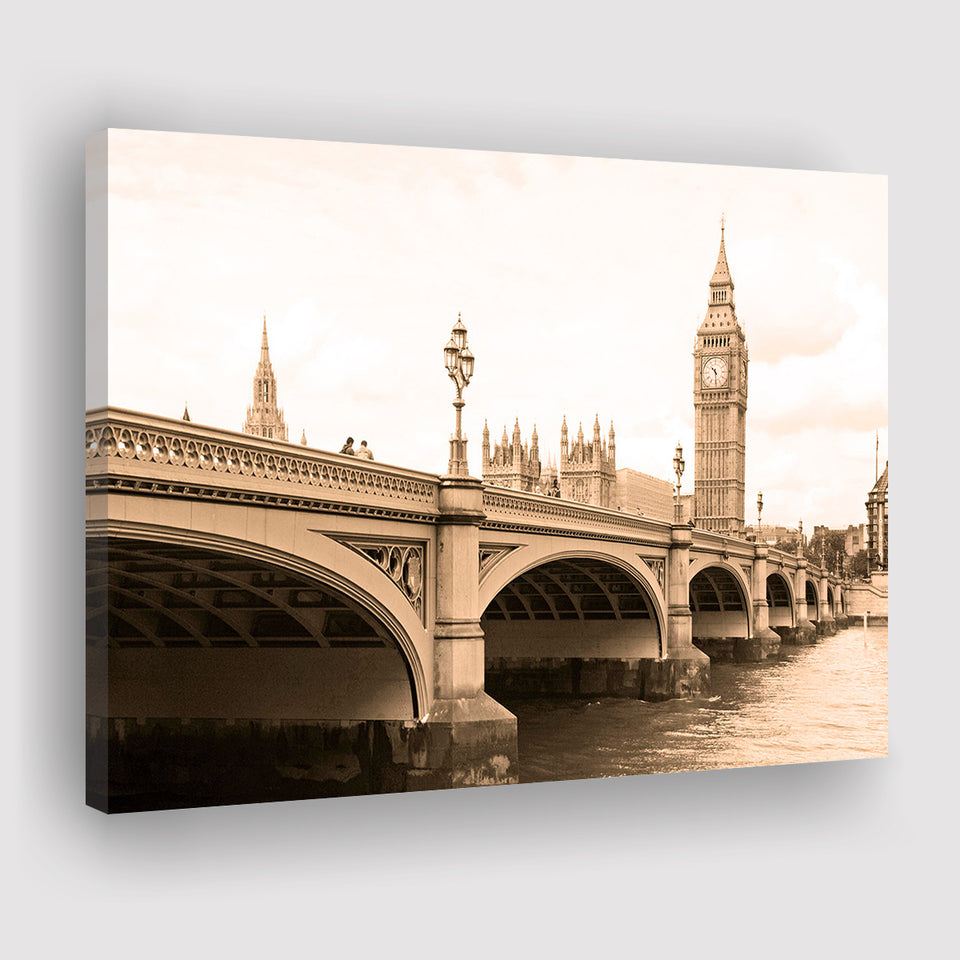 London Bridge London Cityscape Art Landscape Canvas Prints Wall Art Home Decor - Painting Canvas, Ready to hang
