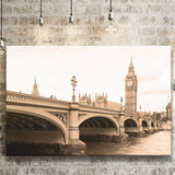 London Bridge London Cityscape Art Landscape Canvas Prints Wall Art Home Decor - Painting Canvas, Ready to hang