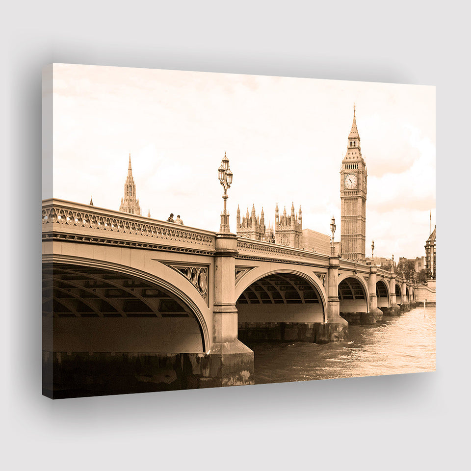 London Cityscape Canvas Prints Wall Art Decor - Painting Canvas,Home Decor, Ready to Hang