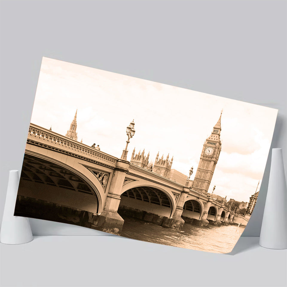 London Cityscape Poster Prints Wall Art Decor, Unframe, Poster Art