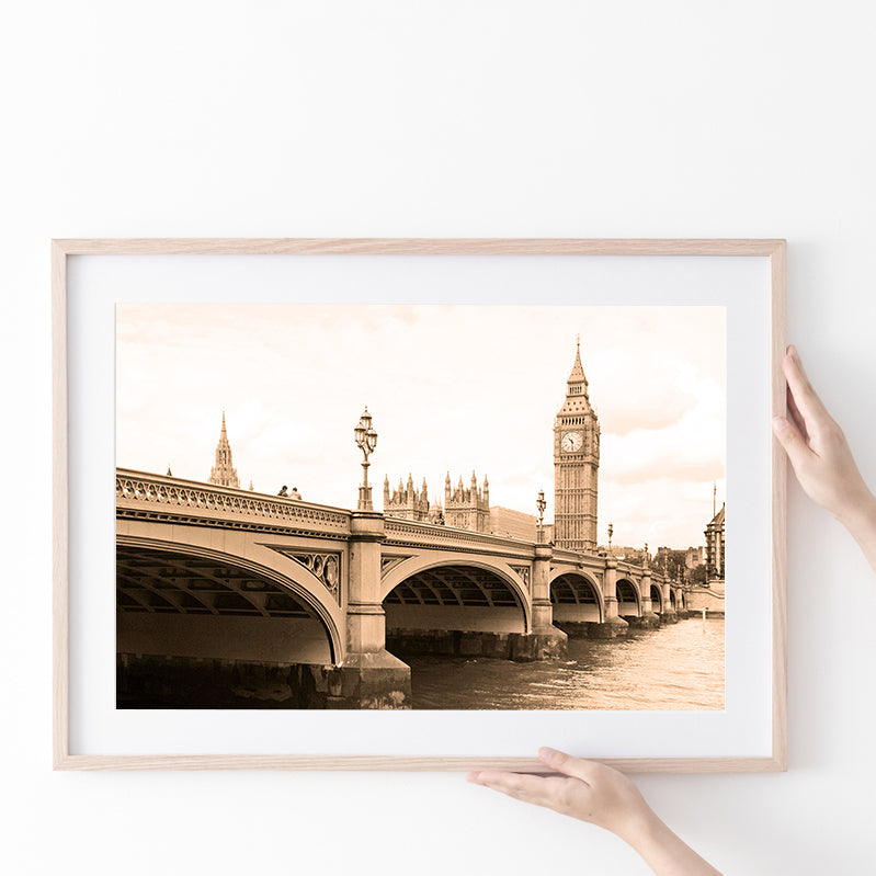 London Cityscape Poster Prints Wall Art Decor, Unframe, Poster Art