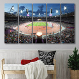 London England Olympic Stadium, Stadium Canvas, Sport Art, Gift for him, Multi Panels B, Canvas Prints Wall Art Decor