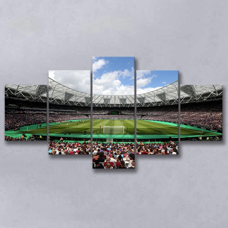 London Football Stadium, Stadium Canvas, Sport Art, Large Canvas, Multi Panels, Canvas Prints Wall Art Decor