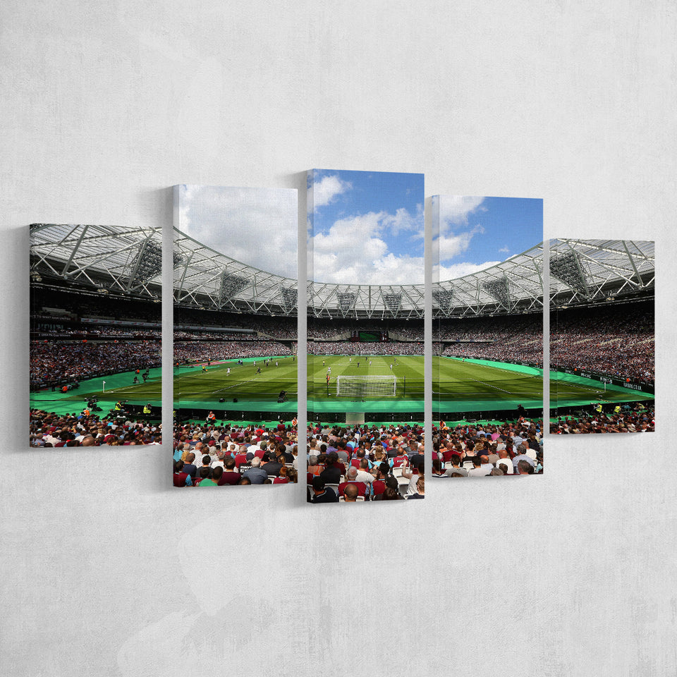 London Football Stadium, Stadium Canvas, Sport Art, Large Canvas, Multi Panels, Canvas Prints Wall Art Decor