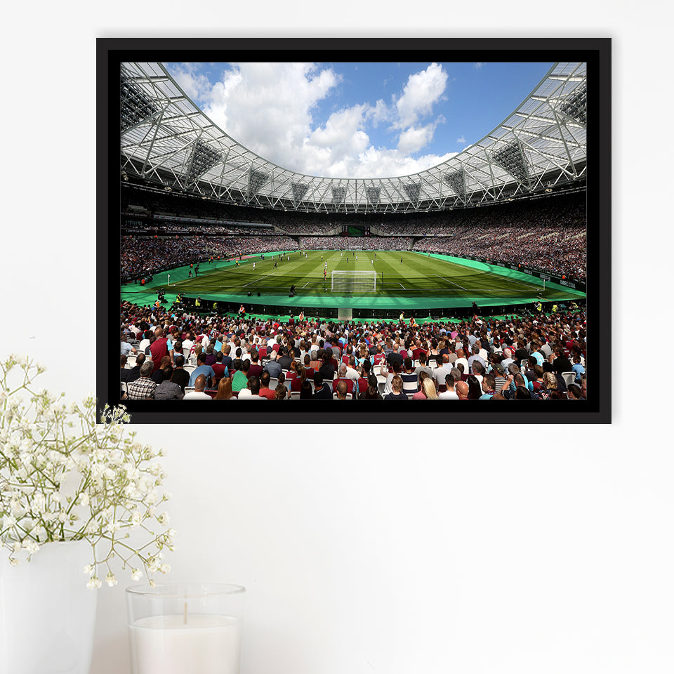 London Football Stadium, Stadium Canvas, Sport Art, Gift for him, Framed Canvas Prints Wall Art Decor, Framed Picture