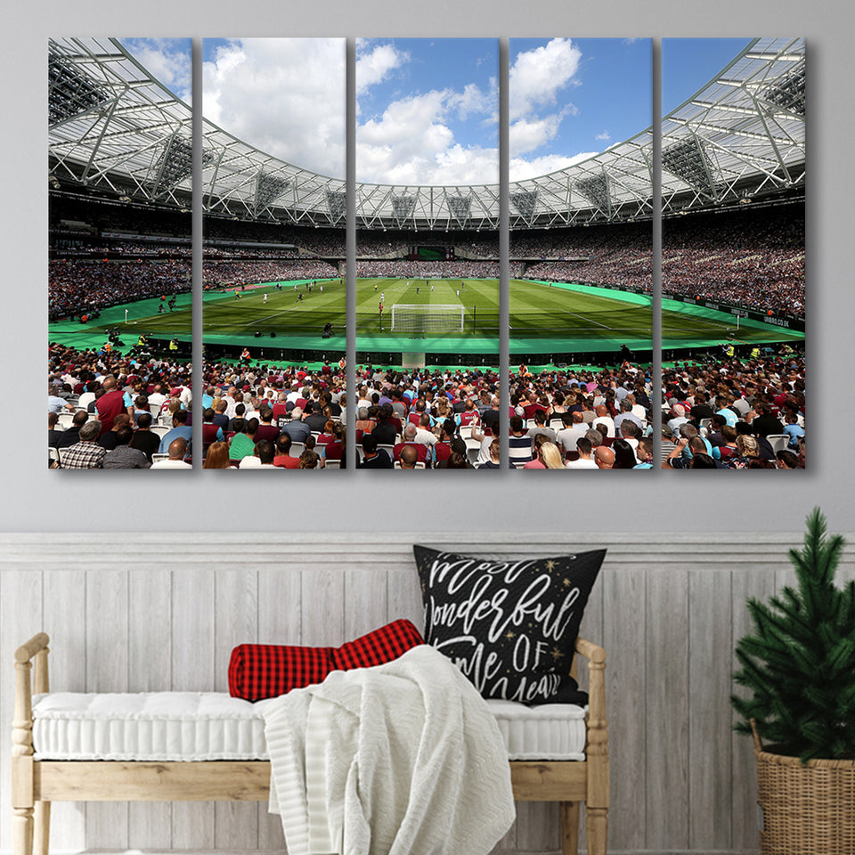 London Football Stadium, Stadium Canvas, Sport Art, Gift for him, Multi Panels B, Canvas Prints Wall Art Decor