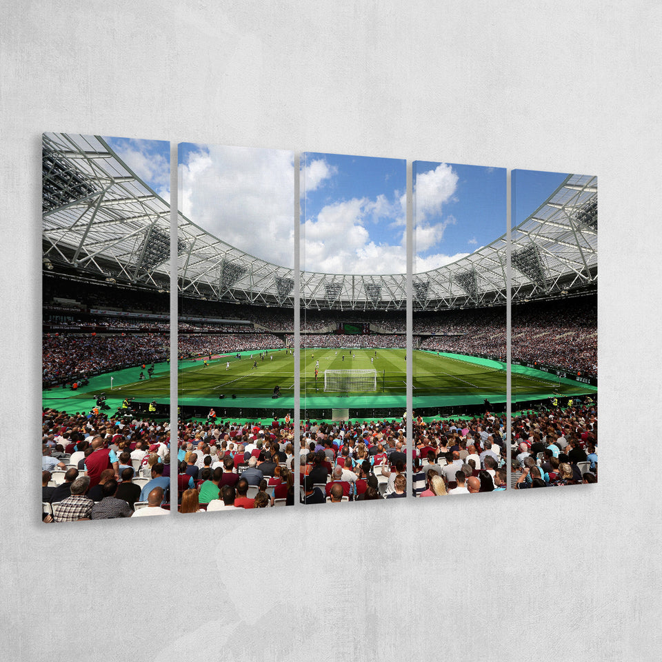 London Football Stadium, Stadium Canvas, Sport Art, Gift for him, Multi Panels B, Canvas Prints Wall Art Decor
