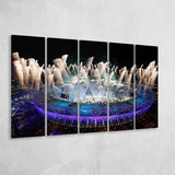 London Olympic Stadium, Stadium Canvas, Sport Art, Gift for him, Multi Panels B, Canvas Prints Wall Art Decor