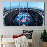 London Olympic Stadium in England, Stadium Canvas, Sport Art, Gift for him, Multi Panels B, Canvas Prints Wall Art Decor