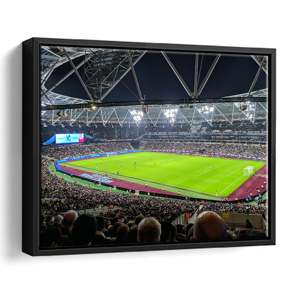 London Stadium, Stadium Canvas, Sport Art, Gift for him,100 Framed Canvas Prints Wall Art Decor, Framed Picture