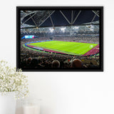 London Stadium, Stadium Canvas, Sport Art, Gift for him,100 Framed Canvas Prints Wall Art Decor, Framed Picture