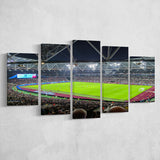 London Stadium, Stadium Canvas, Sport Art, Large Canvas,V1 Multi Panels, Canvas Prints Wall Art Decor