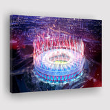 London Stadium, Aerial View, Fireworks, Night Canvas Prints Wall Art - Painting Canvas, Wall Decor, Fan Gift, Art Prints