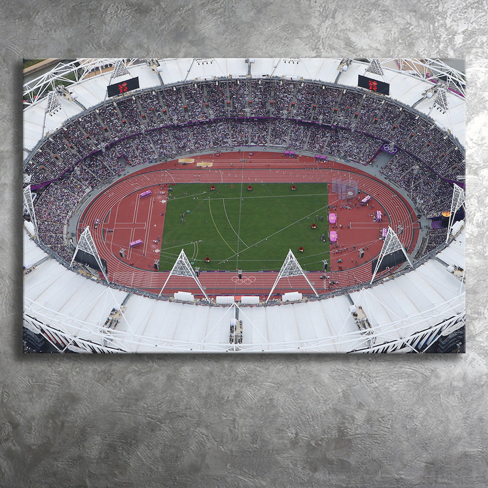 London Stadium in England, Stadium Canvas, Sport Art, Gift for him,V1 Fan Gift, Canvas Prints Wall Art Decor