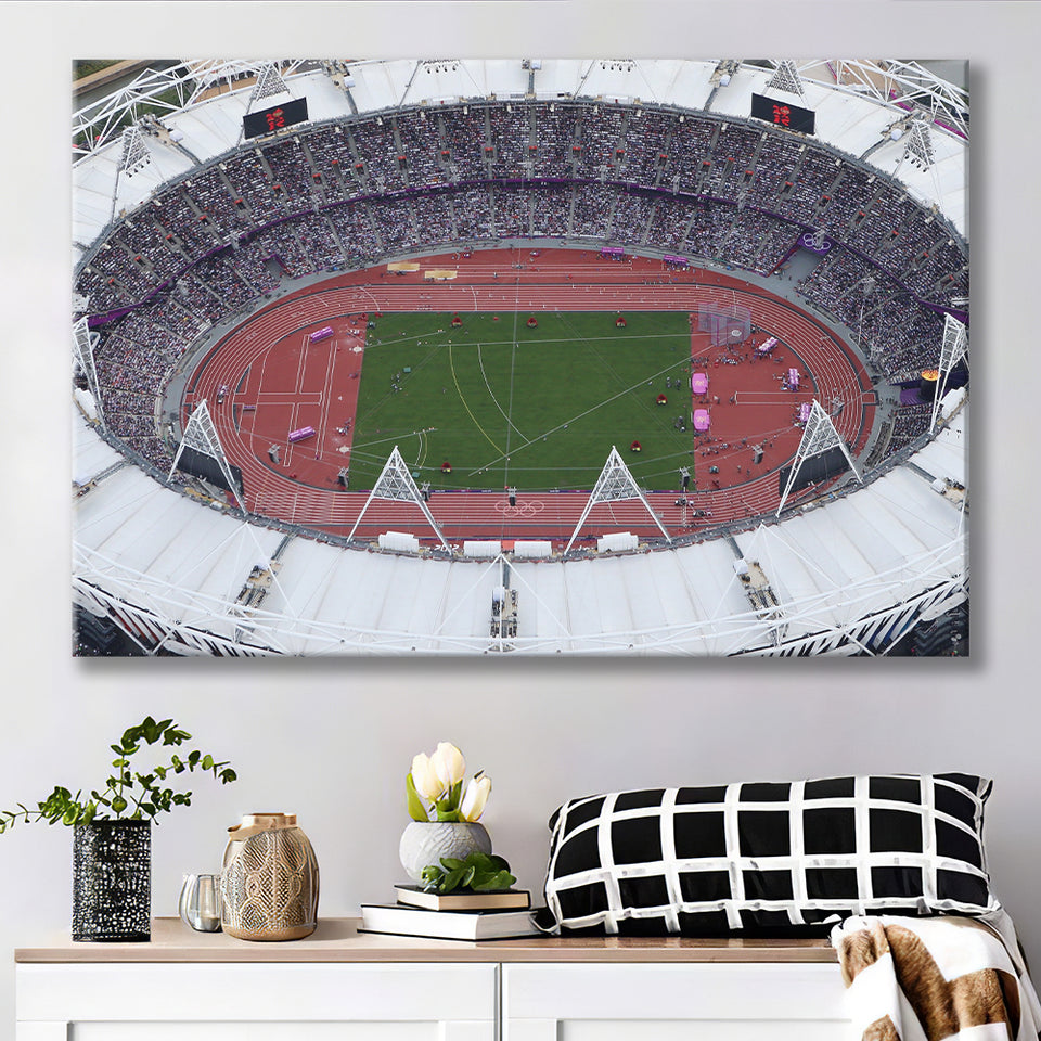 London Stadium in England, Stadium Canvas, Sport Art, Gift for him,V1 Fan Gift, Canvas Prints Wall Art Decor