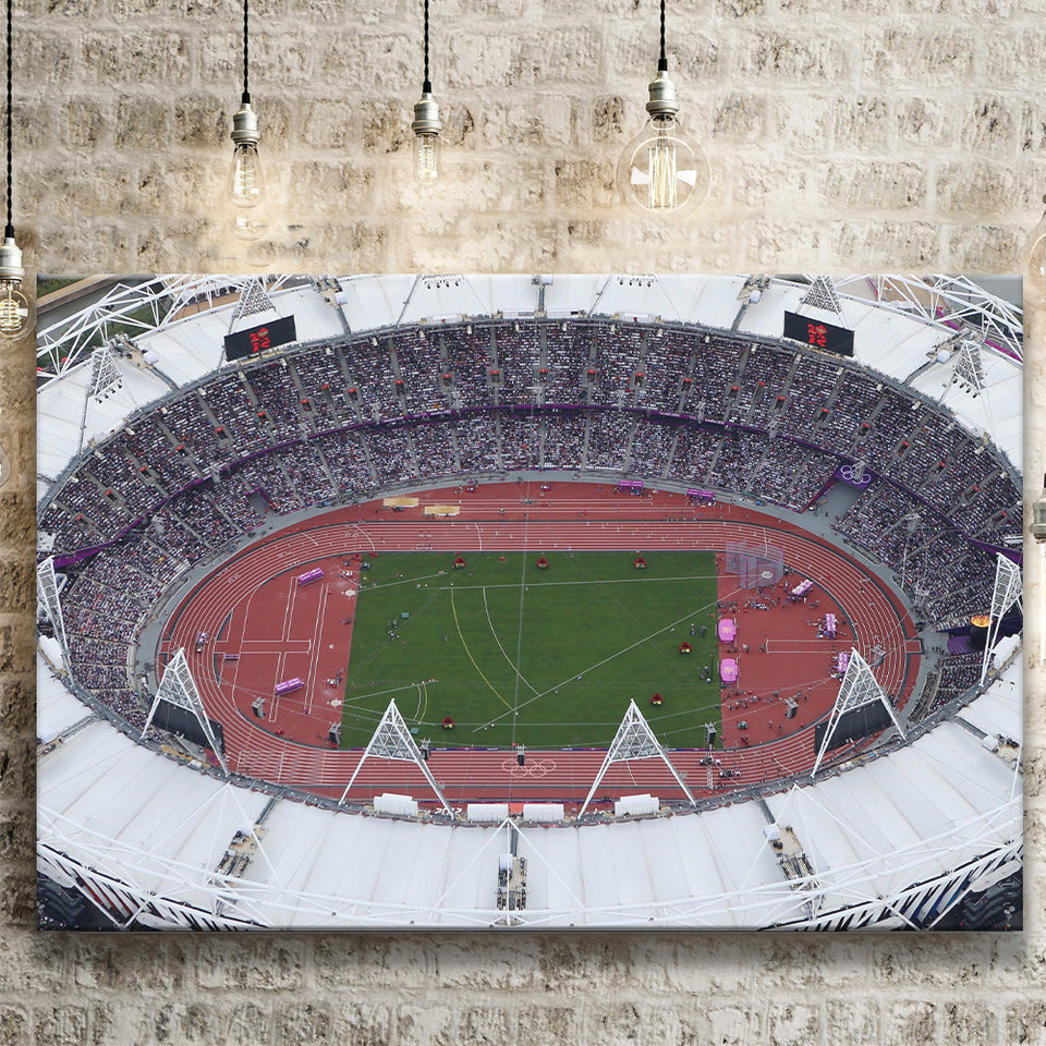 London Stadium in England, Stadium Canvas, Sport Art, Gift for him,V1 Fan Gift, Canvas Prints Wall Art Decor
