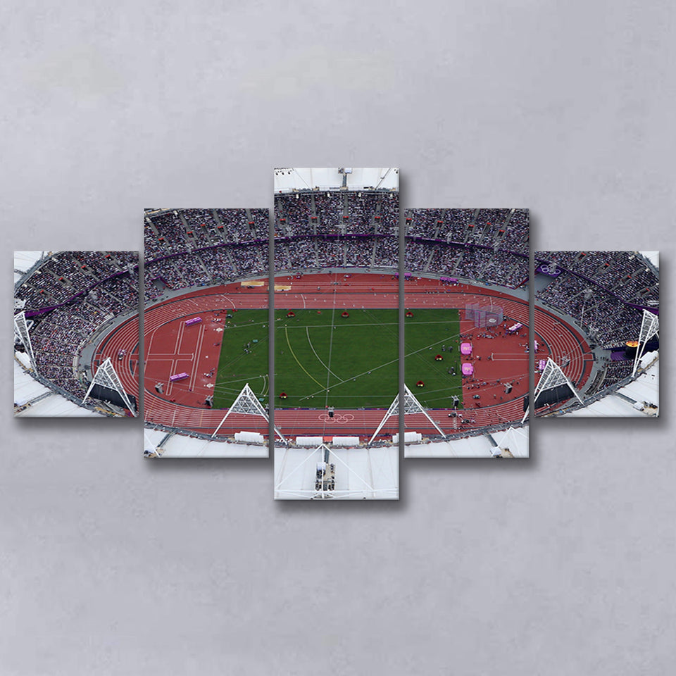 London Stadium in England, Stadium Canvas, Sport Art, Large Canvas,V1 Multi Panels, Canvas Prints Wall Art Decor