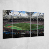 London Stadium in England, Stadium Canvas, Sport Art, Gift for him, Multi Panels B, Canvas Prints Wall Art Decor