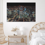 London Light At Night Canvas Wall Art - Canvas Prints, Prints for Sale, Canvas Painting, Canvas On Sale