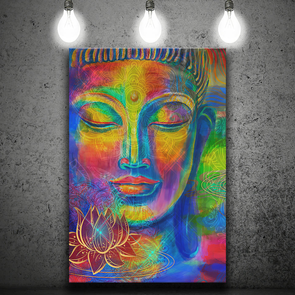 Lord Buddha Canvas Prints Wall Art - Canvas Painting, Painting Prints, Prints for Sale, Wall Decor, Home Decor