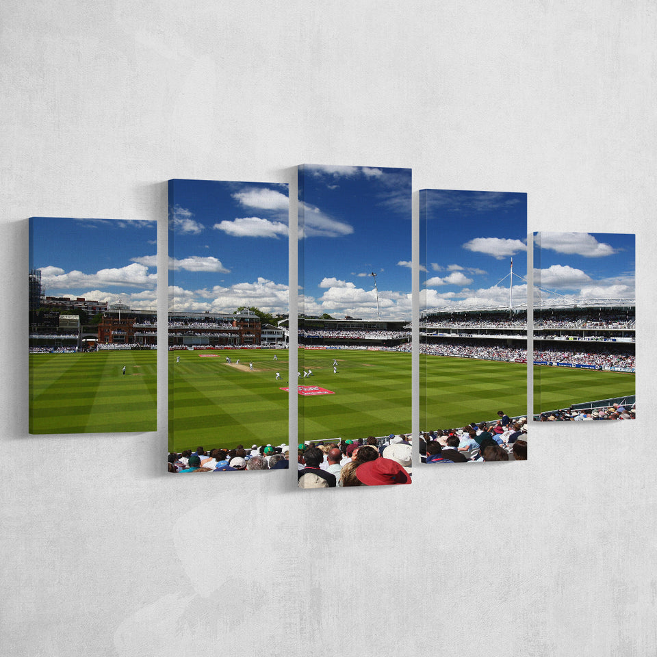 Lord Cricket Stadium, Stadium Canvas, Sport Art, Large Canvas, Multi Panels, Canvas Prints Wall Art Decor