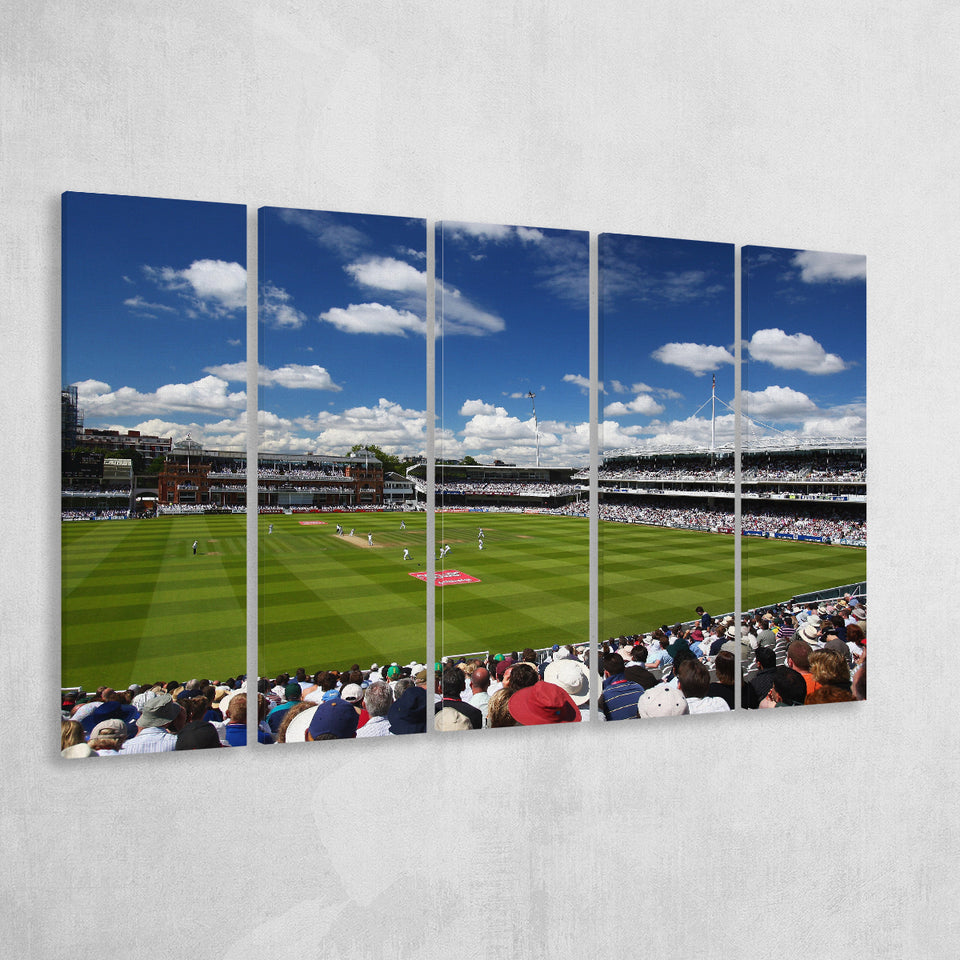 Lord Cricket Stadium, Stadium Canvas, Sport Art, Gift for him, Multi Panels B, Canvas Prints Wall Art Decor