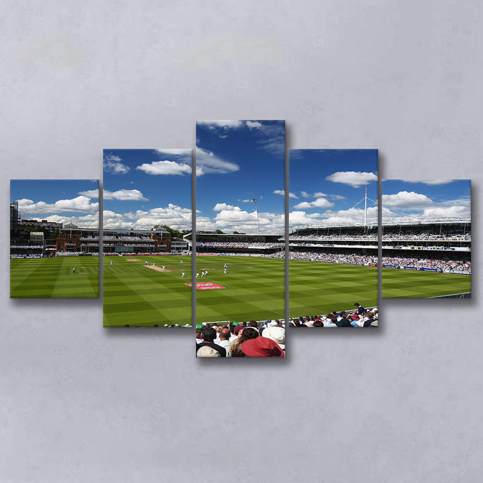 Lord Cricket Stadium, Stadium Canvas, Sport Art, Large Canvas, Multi Panels, Canvas Prints Wall Art Decor