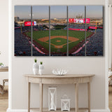 Los Angeles Angels Wall Art Angel Stadium Canvas Prints,Multi Panels B,Sport Stadium Art Prints, Fan Gift