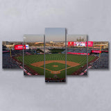 Los Angeles Angels Wall Art Angel Stadium Canvas Prints,Multi Panels,Sport Stadium Art Prints, Fan Gift