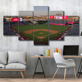 Los Angeles Angels Wall Art Angel Stadium Canvas Prints,Multi Panels,Sport Stadium Art Prints, Fan Gift