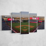 Los Angeles Angels Wall Art Angel Stadium Canvas Prints,Multi Panels,Sport Stadium Art Prints, Fan Gift