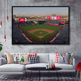 Los Angeles Angels Wall Art Angel Stadium Framed Canvas Prints,Sport Stadium Art Prints, Fan Gift