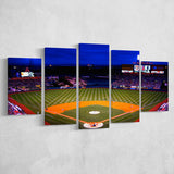 Los Angeles Angels of Anaheim, Stadium Canvas, Sport Art, Large Canvas, Multi Panels, Canvas Prints Wall Art Decor