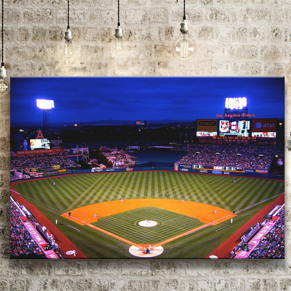 Los Angeles Angels of Anaheim, Stadium Canvas, Sport Art, Gift for him, Fan Gift, Canvas Prints Wall Art Decor