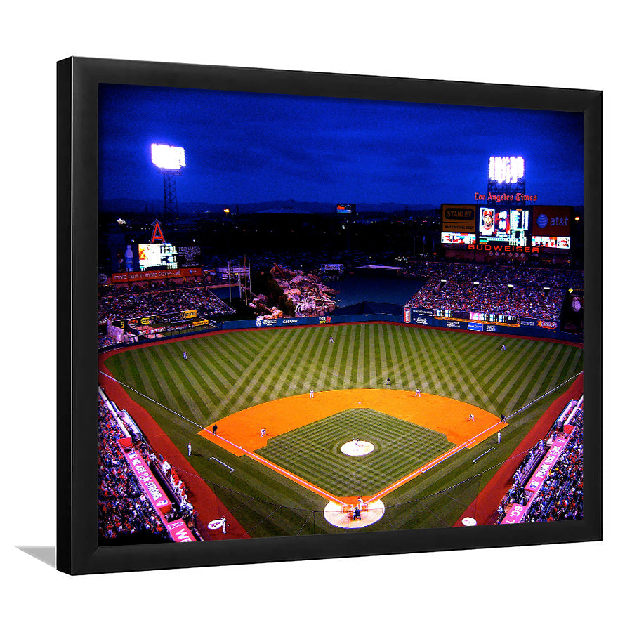 Los Angeles Angels of Anaheim, Stadium Canvas, Sport Art, Gift for him, Framed Art Prints Wall Art Decor, Framed Picture