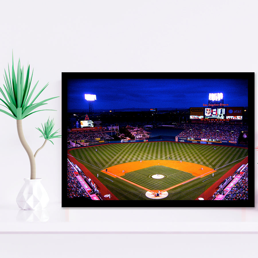 Los Angeles Angels of Anaheim, Stadium Canvas, Sport Art, Gift for him, Framed Art Prints Wall Art Decor, Framed Picture