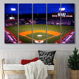 Los Angeles Angels of Anaheim, Stadium Canvas, Sport Art, Gift for him, Multi Panels B, Canvas Prints Wall Art Decor