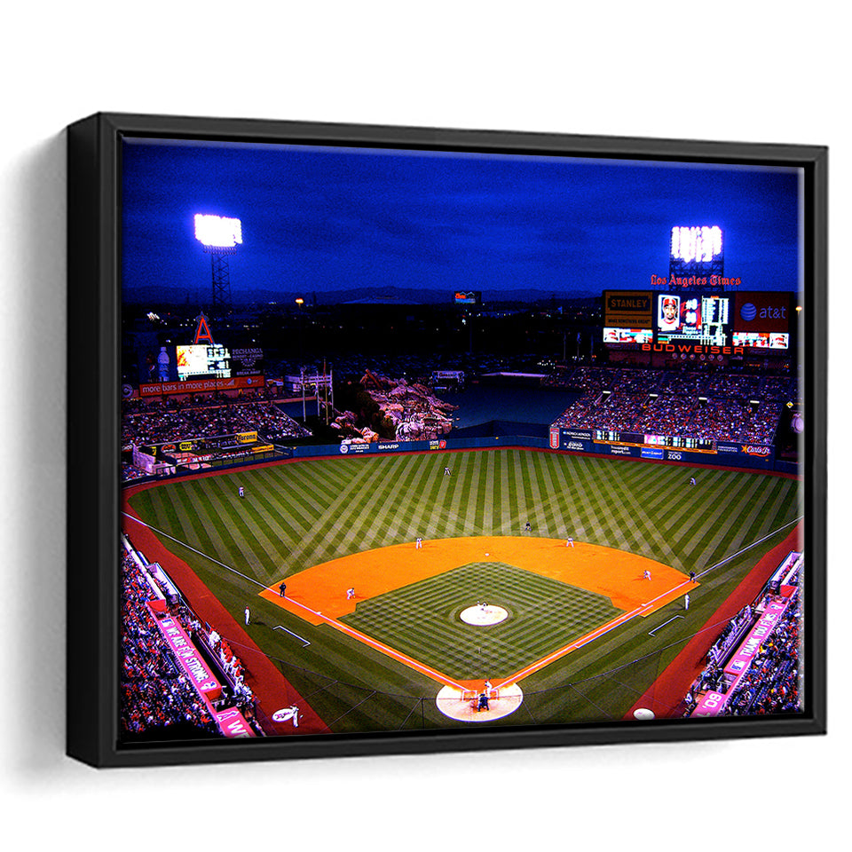 Los Angeles Angels of Anaheim, Stadium Canvas, Sport Art, Gift for him, Framed Canvas Prints Wall Art Decor, Framed Picture