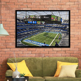 Los Angeles Chargers Stadium Art Prints SoFi Stadium Wall Art,Sport Stadium Art Prints, Fan Gift, Wall Decor
