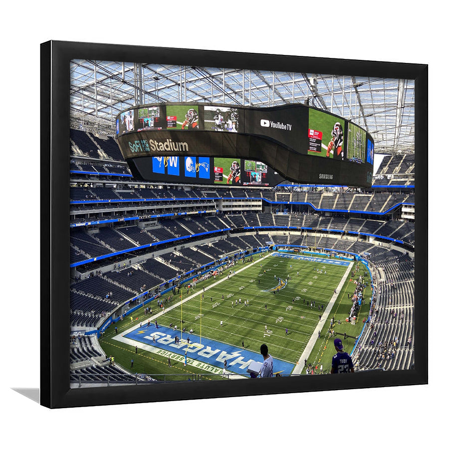 Los Angeles Chargers Stadium Art Prints SoFi Stadium Wall Art,Sport Stadium Art Prints, Fan Gift, Wall Decor