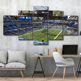 Los Angeles Chargers Stadium Canvas Prints SoFi Stadium Wall Art,Multi Panels,Sport Stadium Art Prints, Fan Gift
