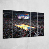 Los Angeles Clippers Stadium Canvas Prints Staples Center Wall Art,Multi Panels B,Sport Stadium Art Prints, Fan Gift