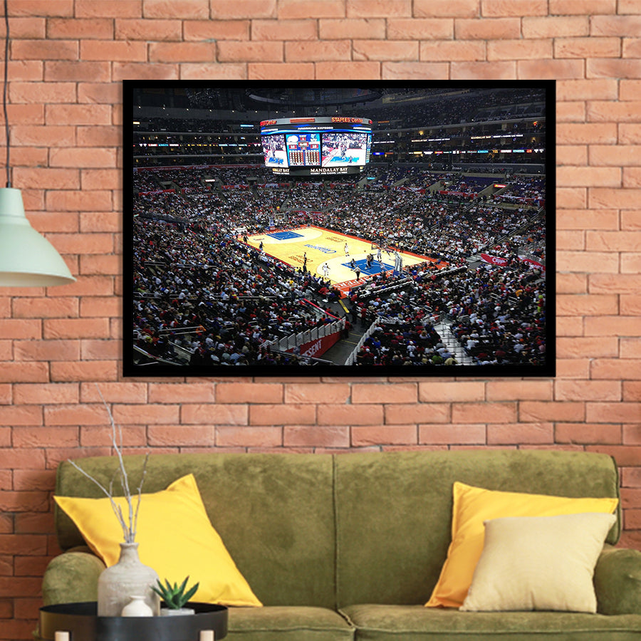 Los Angeles Clippers Stadium Art Prints Staples Center Wall Art,Sport Stadium Art Prints, Fan Gift, Wall Decor