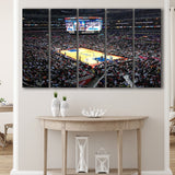Los Angeles Clippers Stadium Canvas Prints Staples Center Wall Art,Multi Panels B,Sport Stadium Art Prints, Fan Gift
