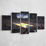 Los Angeles Clippers Stadium Canvas Prints Staples Center Wall Art,Multi Panels,Sport Stadium Art Prints, Fan Gift