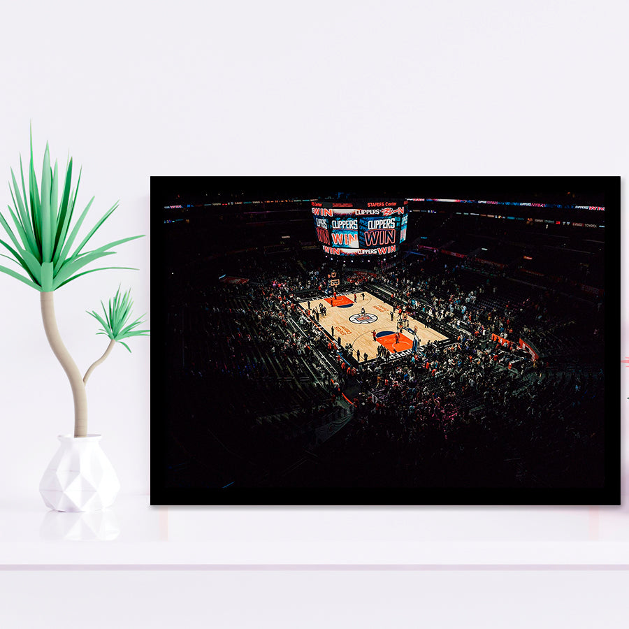 Los Angeles Clippers Wall Art Staples Center Stadium Art Prints,Sport Stadium Art Prints, Fan Gift, Wall Decor
